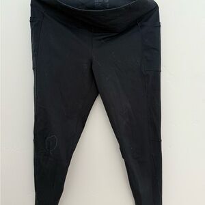 Mountain Hardwear Black High-Waisted Leggings